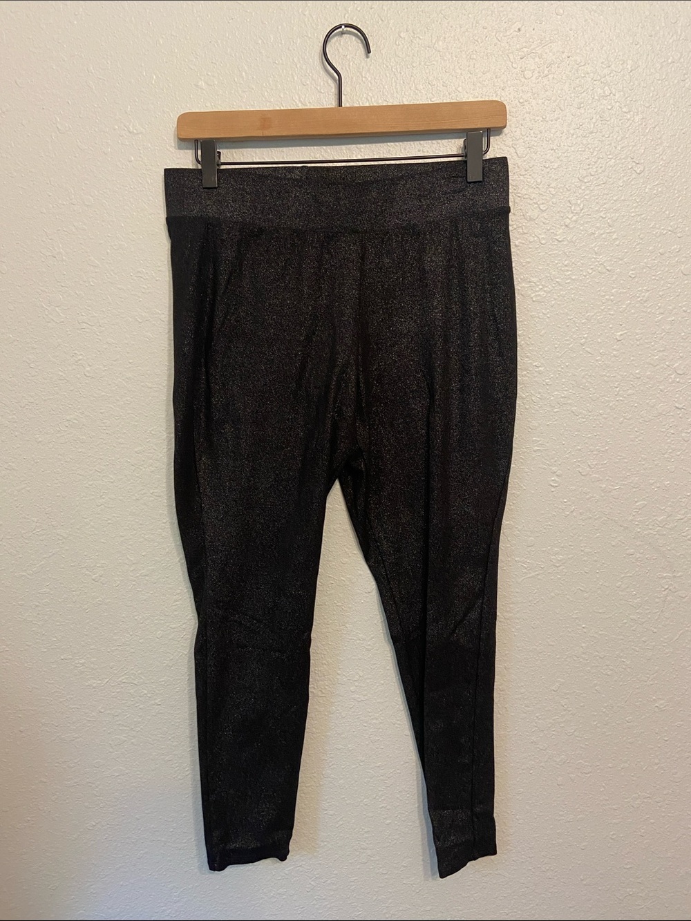 Torrid Black Sparkle Shimmer Pull On Leggings Size 0